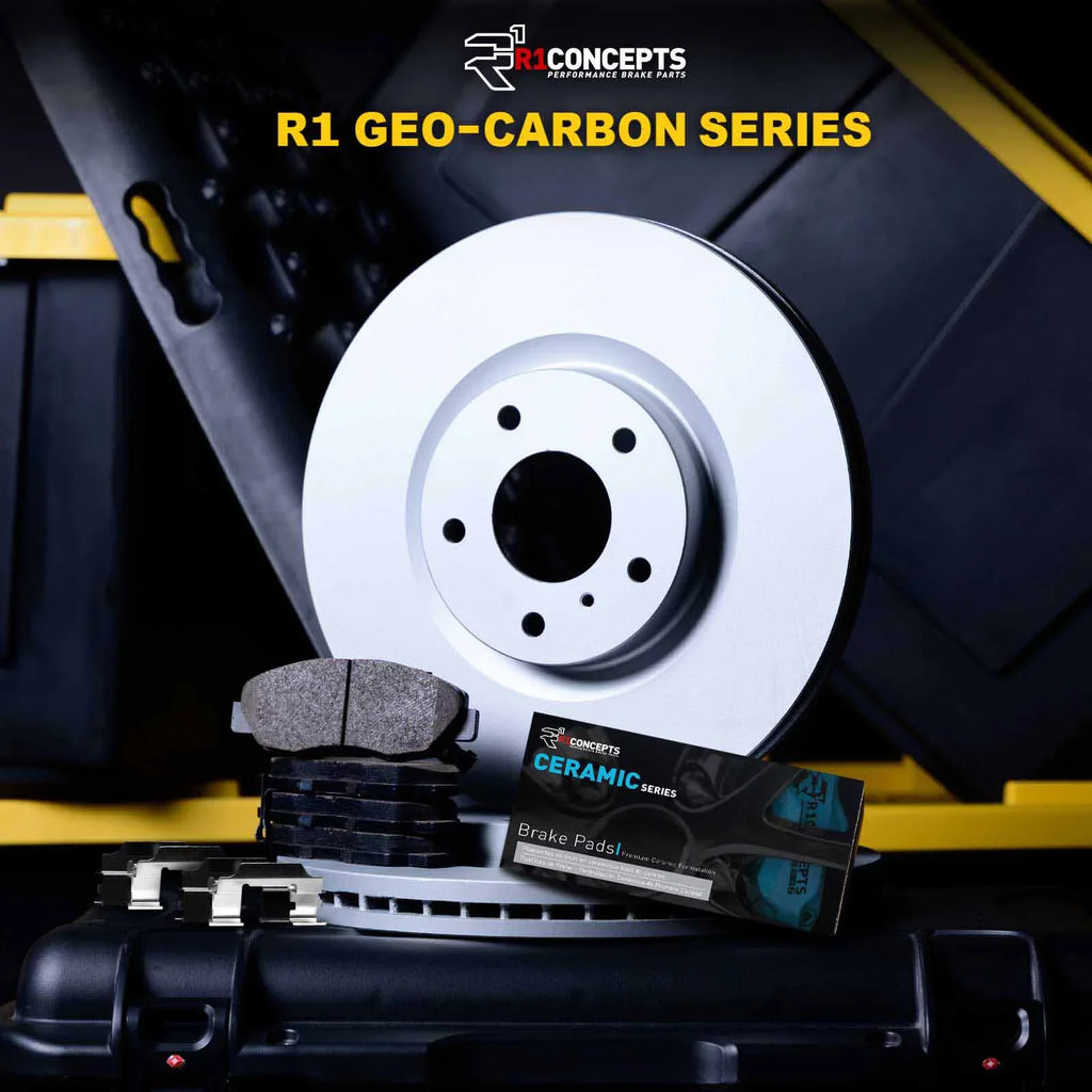 R1 Concepts Wdwh1 91004 R1 Concepts Brake Rotor Carbon Coated With Ceramic Pads Fits select: 2017-2018 YARIS IA, 2016 SCION IA