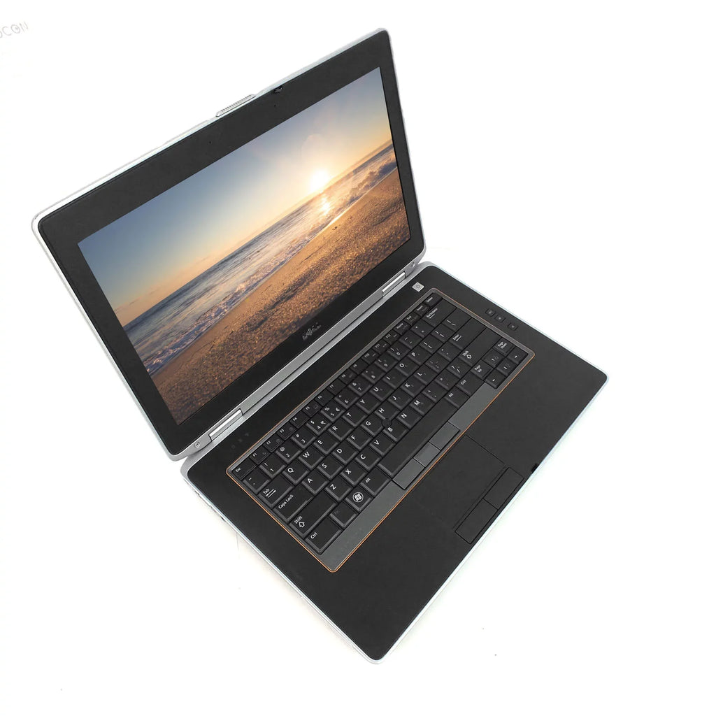 Used Dark Latitude E6420 14'' PC Laptop i5 Dual Core 2.5GHz 4GB RAM 250GB HDD HD Graphics 3000 1366 x 768 Display Windows 10 Professional 64-Bit