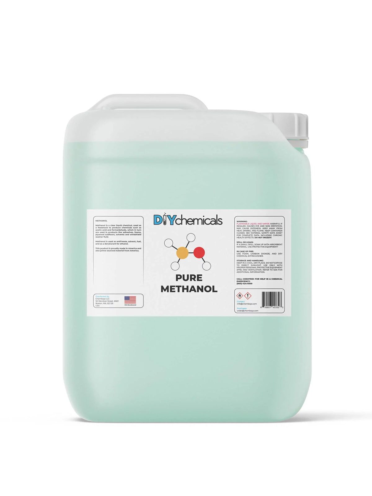DIYChemicals | Methanol Industrial Grade | 15 Gallon