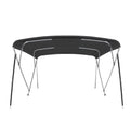 Bimini Top Boat Cover 4 Bow 46" H 67" - 72" W 8' Long Solution Dye Jet