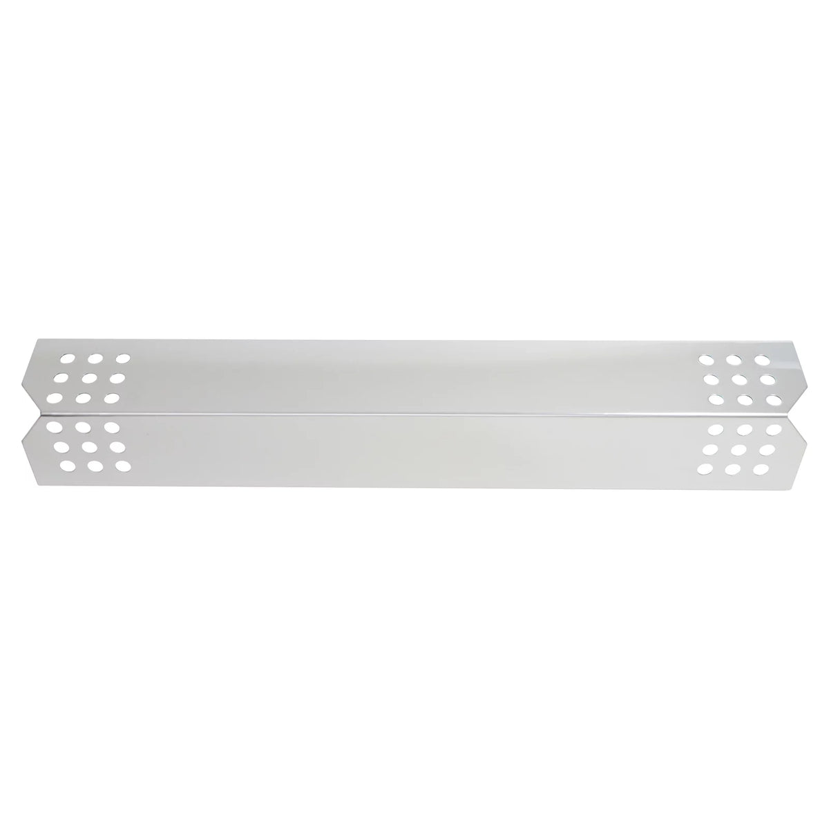 4-Pack BBQ Grill Heat Shield Plate Tent & Tube Burner Replacement Parts for Kitchenaid 720-0733 - Old - Compatible Barbeque Stainless Steel Flame Tamer, Flavorizer Bar 16 1/8" & Pipe Burners