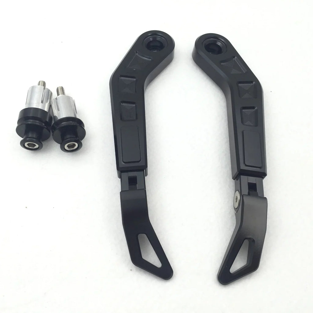 HTT-MOTOR Motorcycle Adjustable Length Angle Ebony CNC 7/8" (22mm) Protector Proguard Pro Brake Clutch Levers Protect Guard For Suzuki GSX GSXR Hayabusa RM DR Kawasaki Ninja ZX ZZR KTM SXR