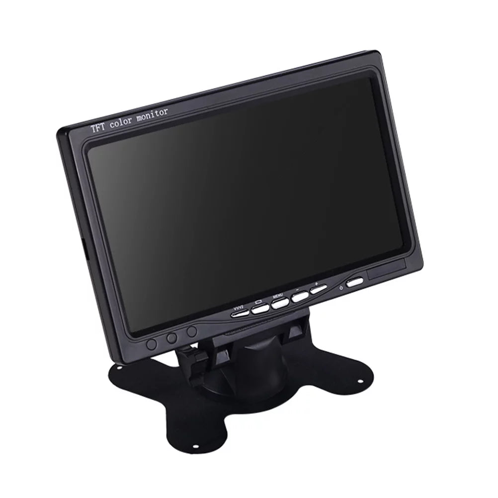 7" Tft Lcd Backlight Color Mirror Monitor For Car Reverse Rear View Backup Camera Car Dvd Serveillance Camera Ebony