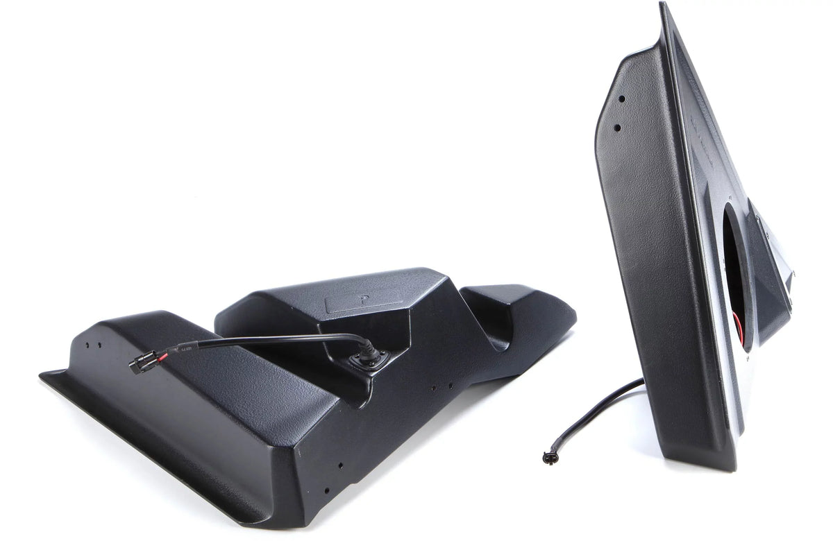 SSV Works For Polaris Slingshot - Front & Rear Speaker Pods with Polk MM652 Speakers & Sub Enclosure with MM1042SVC Sub