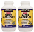 Super B-Complex, 500 Tablets PACK OF 2 1000 TABLETS TOTAL Includes 8 B Vitamins, Electrolytes and Vitamin C