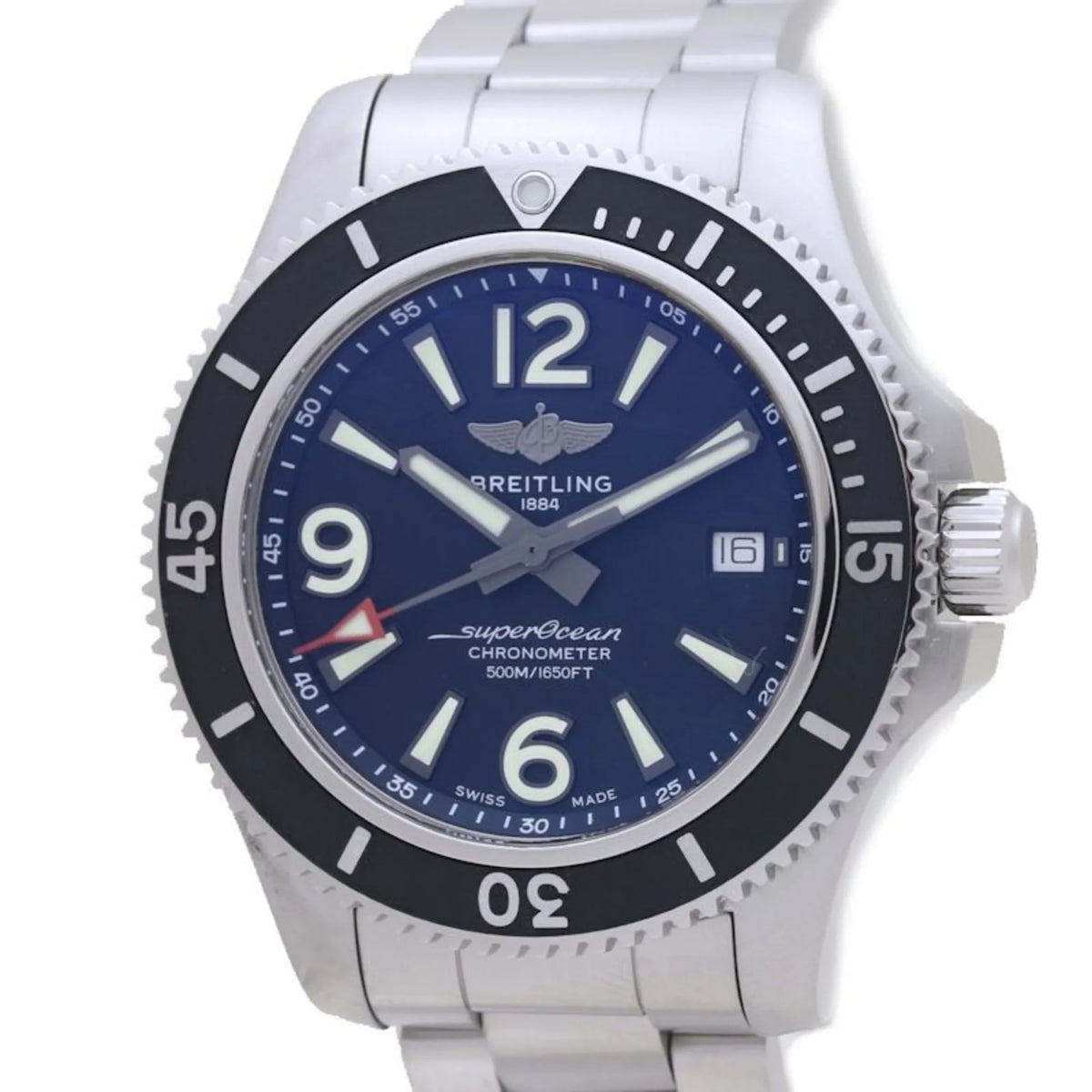 Pre-Owned BREITLING Super Ocean 42 A17366021B1A1 Stainless Steel Men's 39203 (Good)