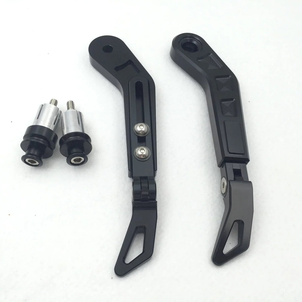 HTT-MOTOR Motorcycle Adjustable Length Angle Ebony CNC 7/8" (22mm) Protector Proguard Pro Brake Clutch Levers Protect Guard For Suzuki GSX GSXR Hayabusa RM DR Kawasaki Ninja ZX ZZR KTM SXR