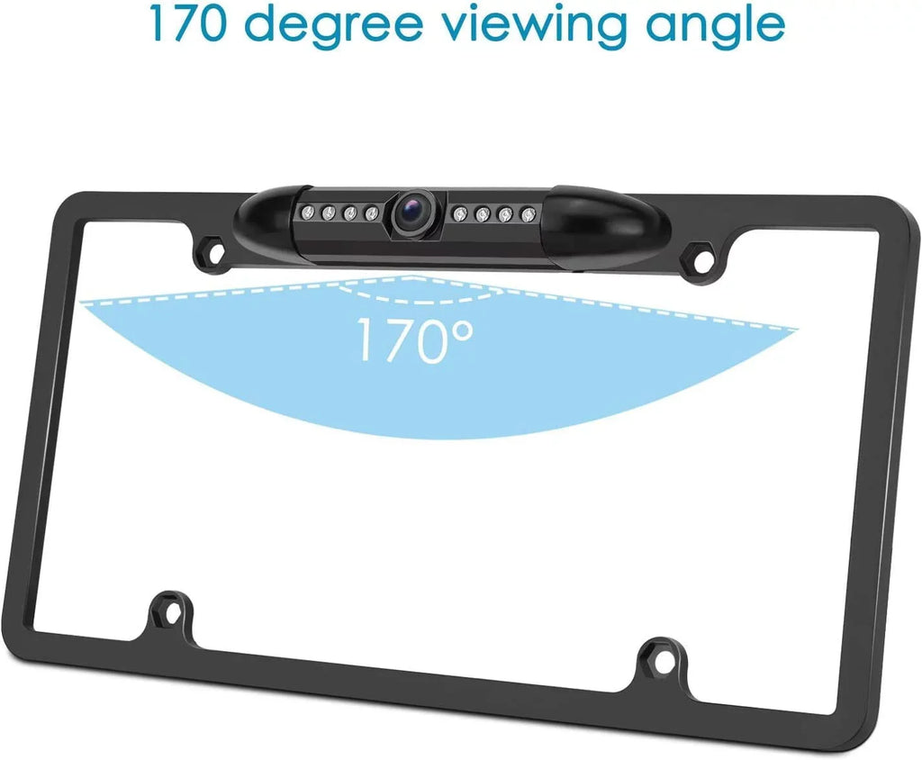 Backup Camera Rearview License Plate Waterproof for Kenwood DDX-5706S DDX5706S Jet