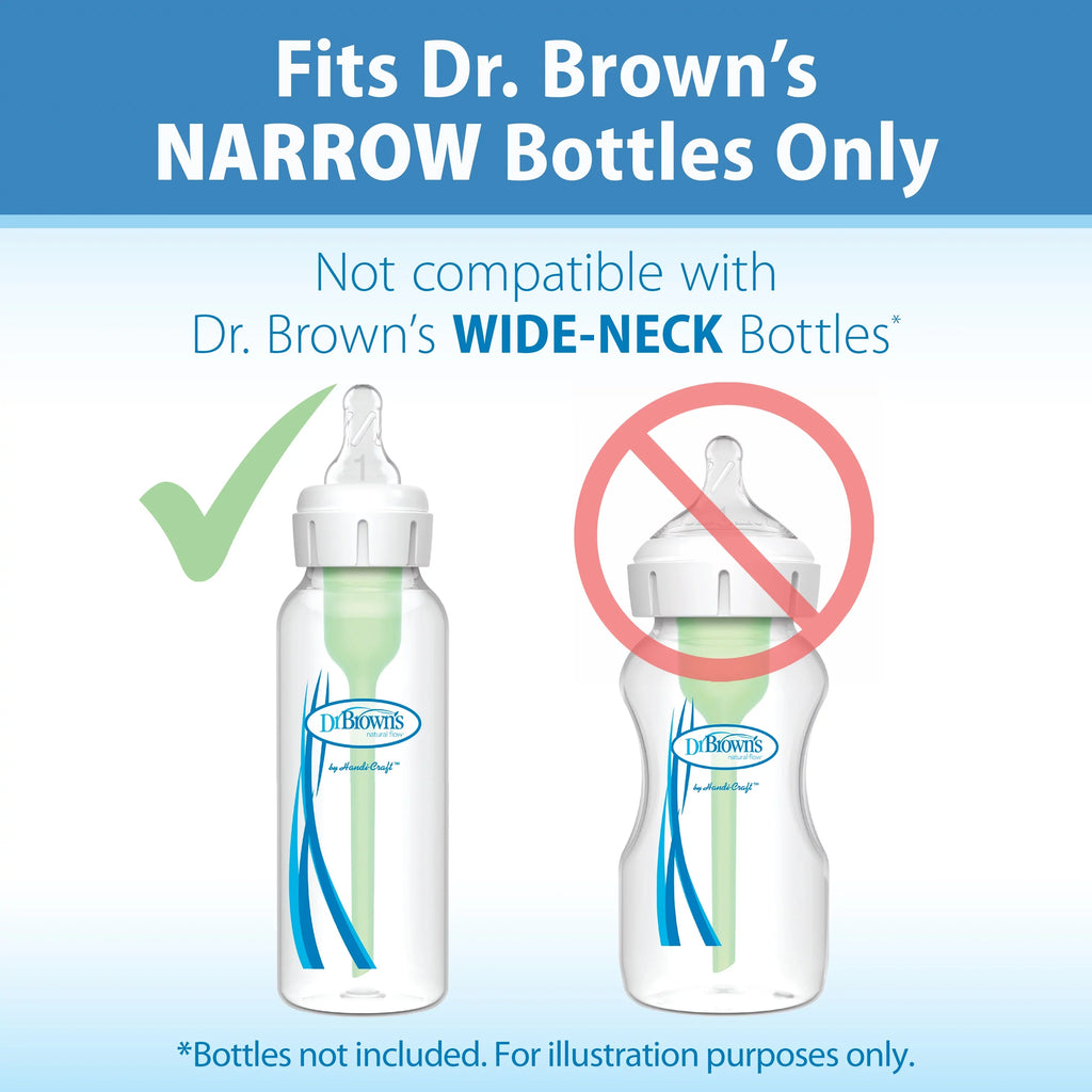 Dr. Brown's Natural Flow Anti-Colic Options+ Narrow Baby Bottles 8 oz/250 mL, with Level 1 Slow Flow Nipple, 6 Pack, 0m+ Woodland Animals Gift Set