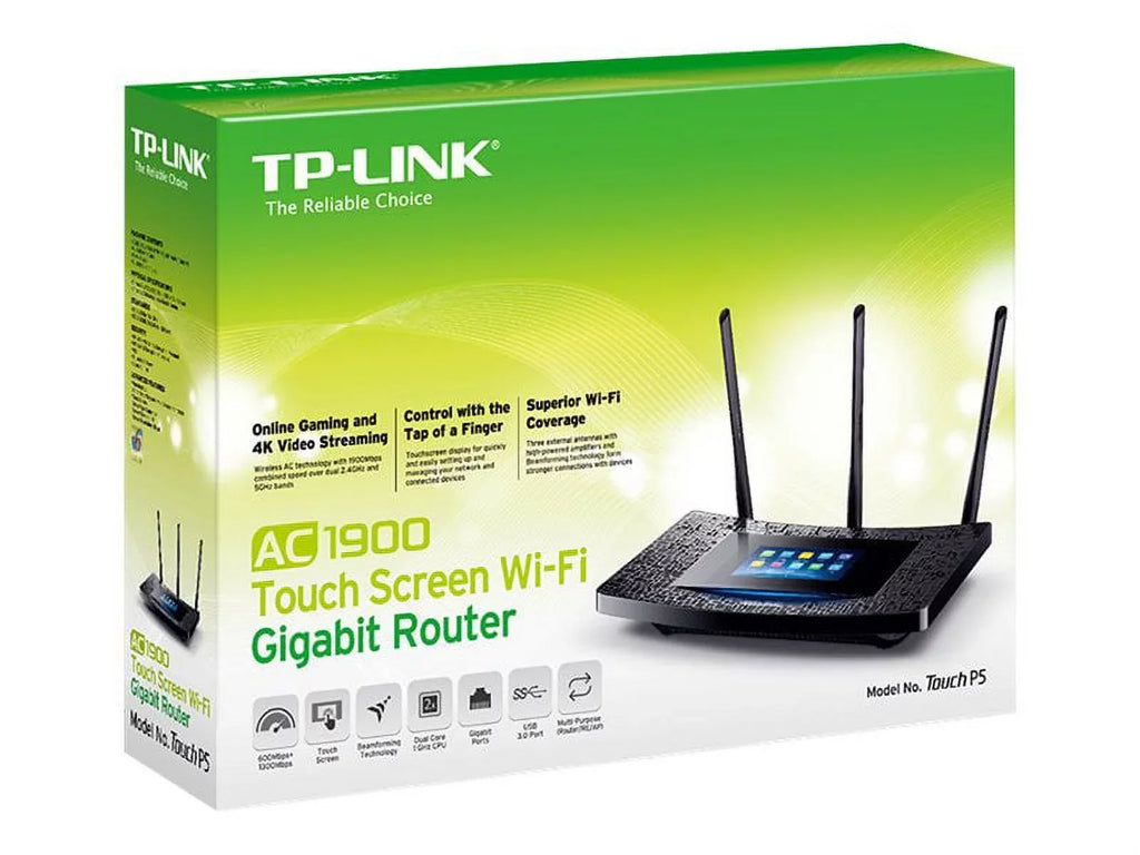 Tp-Link TOUCH P5 AC1900 TouchScreen Wi-Fi Gigabit Router
