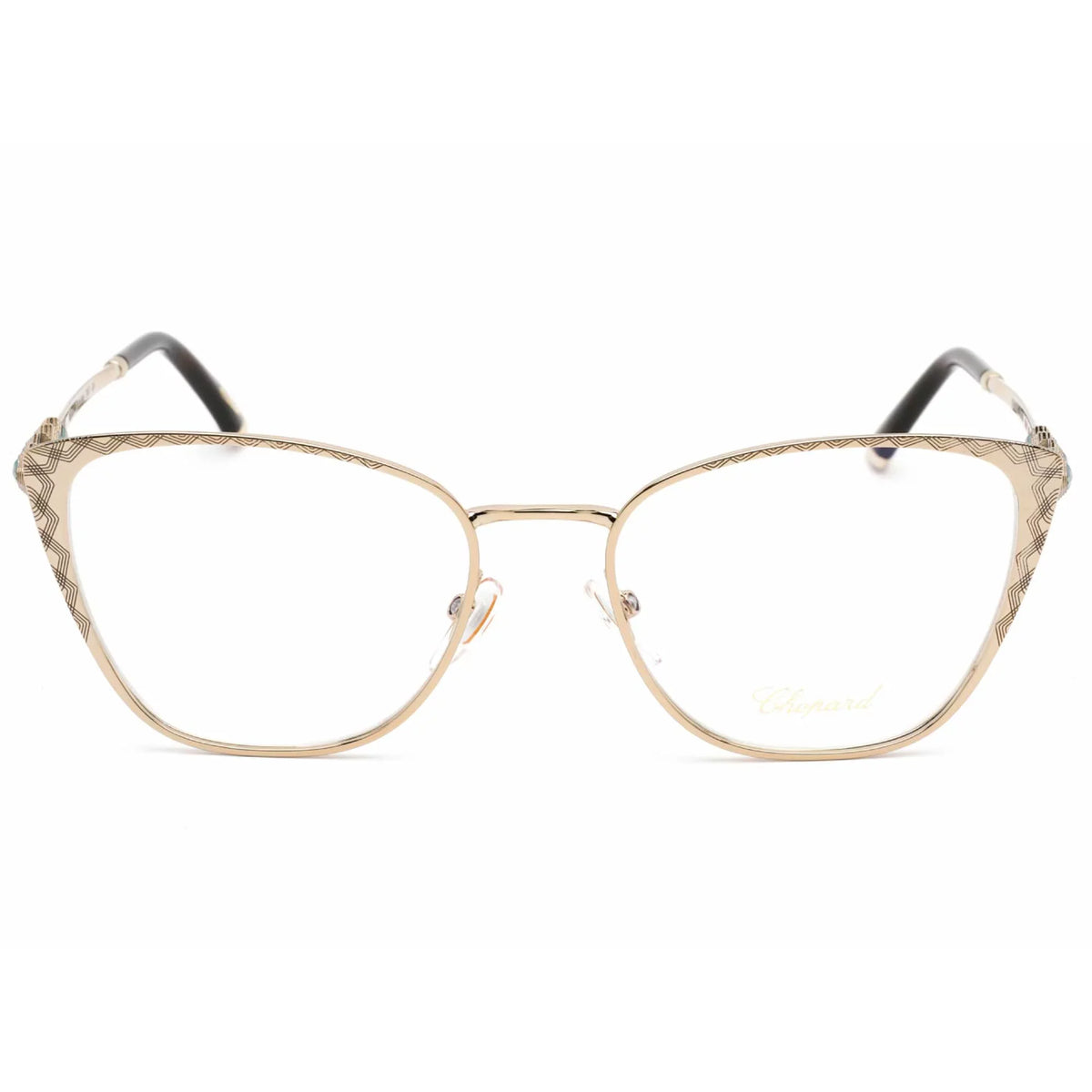 Chopard VCHD51S 0594 Women's Silver Cat Eye Full Rim Eyeglasses