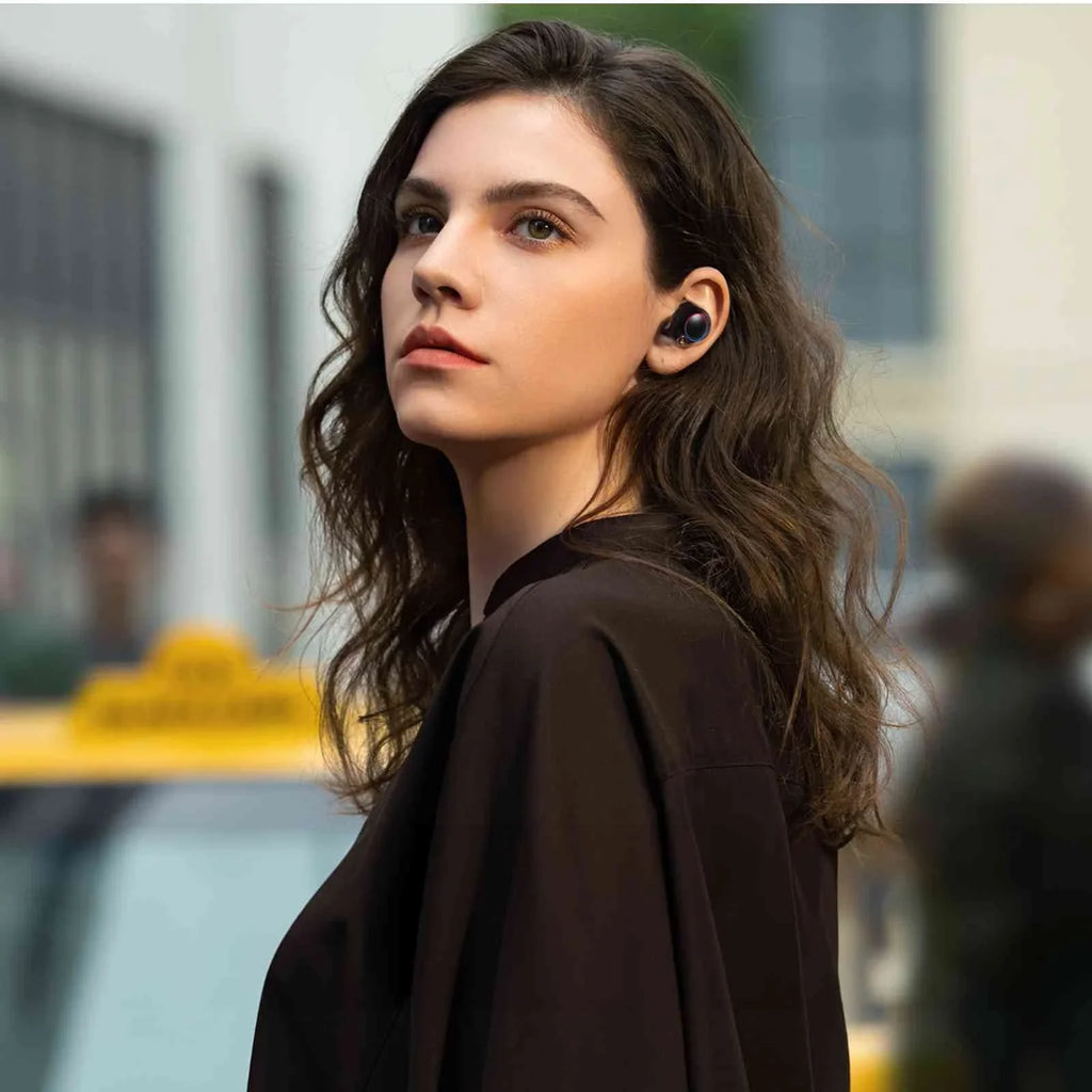 UrbanX True Wireless Bluetooth Earbuds + Charging Case, Jet Dual Connect, IPX5 Water Resistance, Bluetooth 5.2 Connection, Balanced, Bass Boost Compatible with Z6 Pro