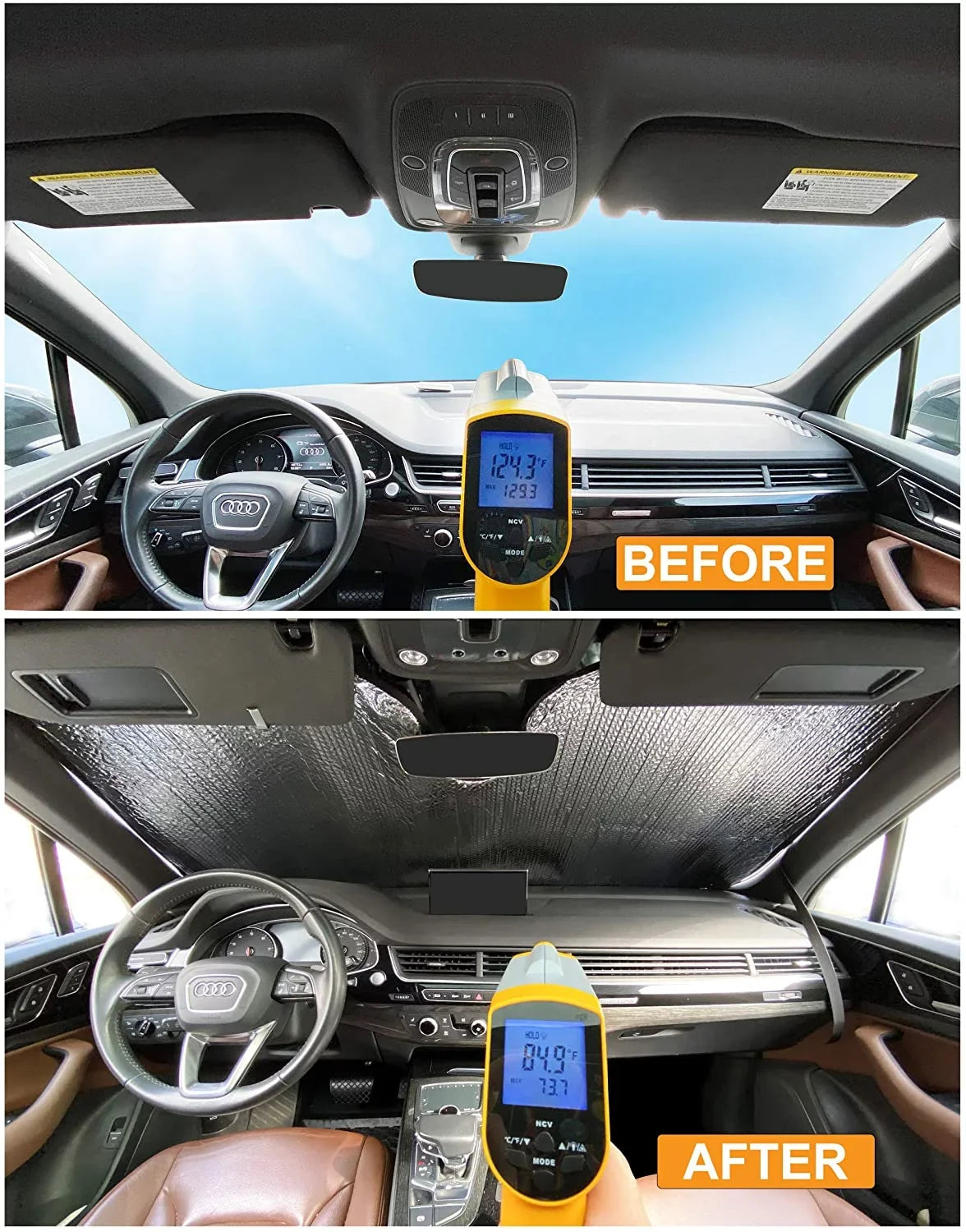 Front Windshield Sunshade for 2019-2024 X4 SUV