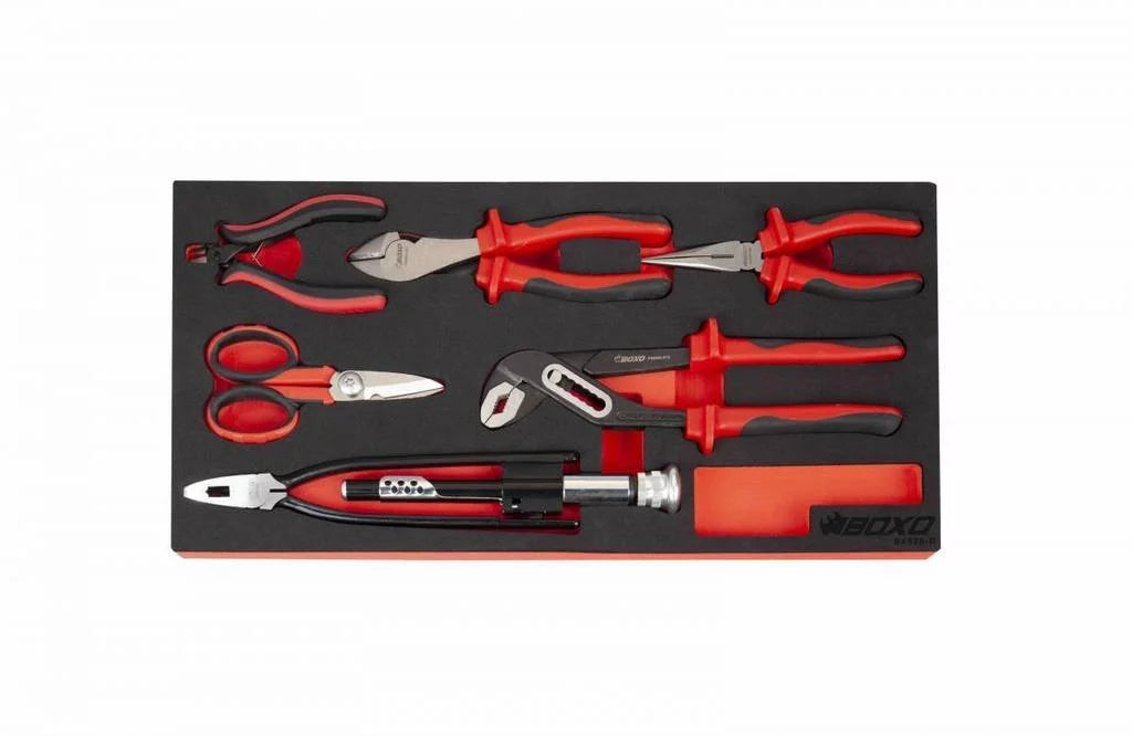 BOXO USA Heavy Duty 103 Piece MotoBox Tool Box - Ebony