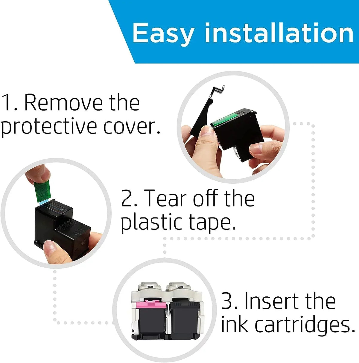 275XL 276XL Ink Cartridge Replacement for PG-275 CL-276,High Yield for 275 and 276 Multi Pack Ink Compatible for PIXMA TS3520 TS3522 TS3500 TR4720 TR4700 TR4722 Dark 1 Color)