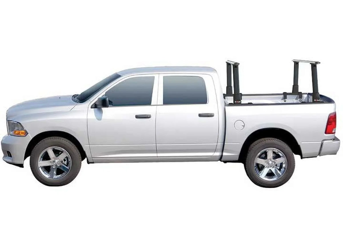 Draw-Tite 59742 Dark ALUMINUM REMOVABLE TRUCK BED RACK 400LB CAPACITY NO DRILL MOUNT