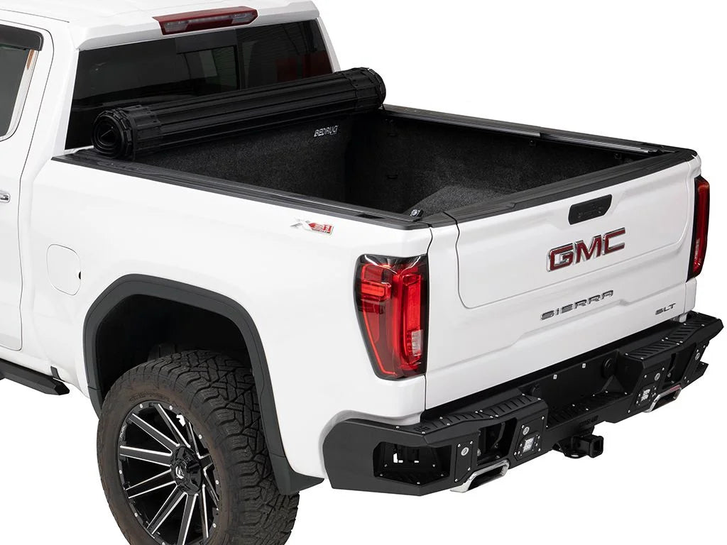 BAK by RealTruck Revolver X4s Hard Rolling Truck Bed Tonneau Cover | 80131 | Compatible with 2019 - 2023 Chevy/GMC Silverado/Sierra, works w/ MultiPro/Flex taiate 6' 7" Bed (79.4")