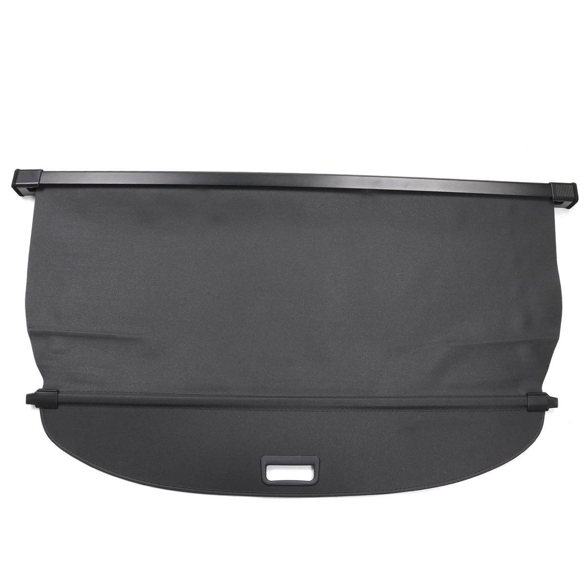 Ikon Motorsports Cargo Cover Compatible With 2021-2023 Nissan Rogue All Models Plastic & Aluminum Rod Dark Security Rear Trunk Cover Security Retractable Shield