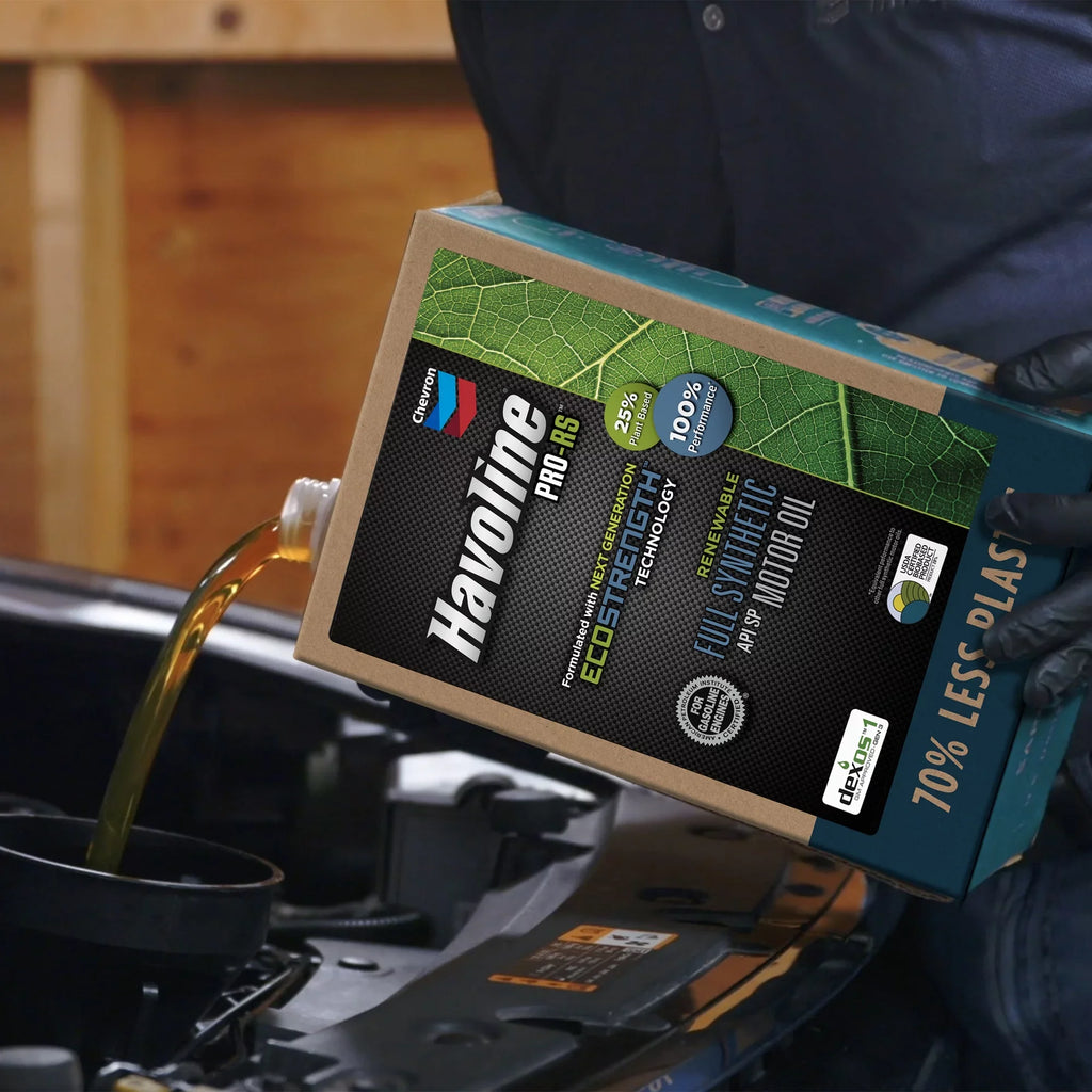 Havoline PRO-RS Renewable Synthetic Motor Oil 5W-20, 6Q Smart Change Box