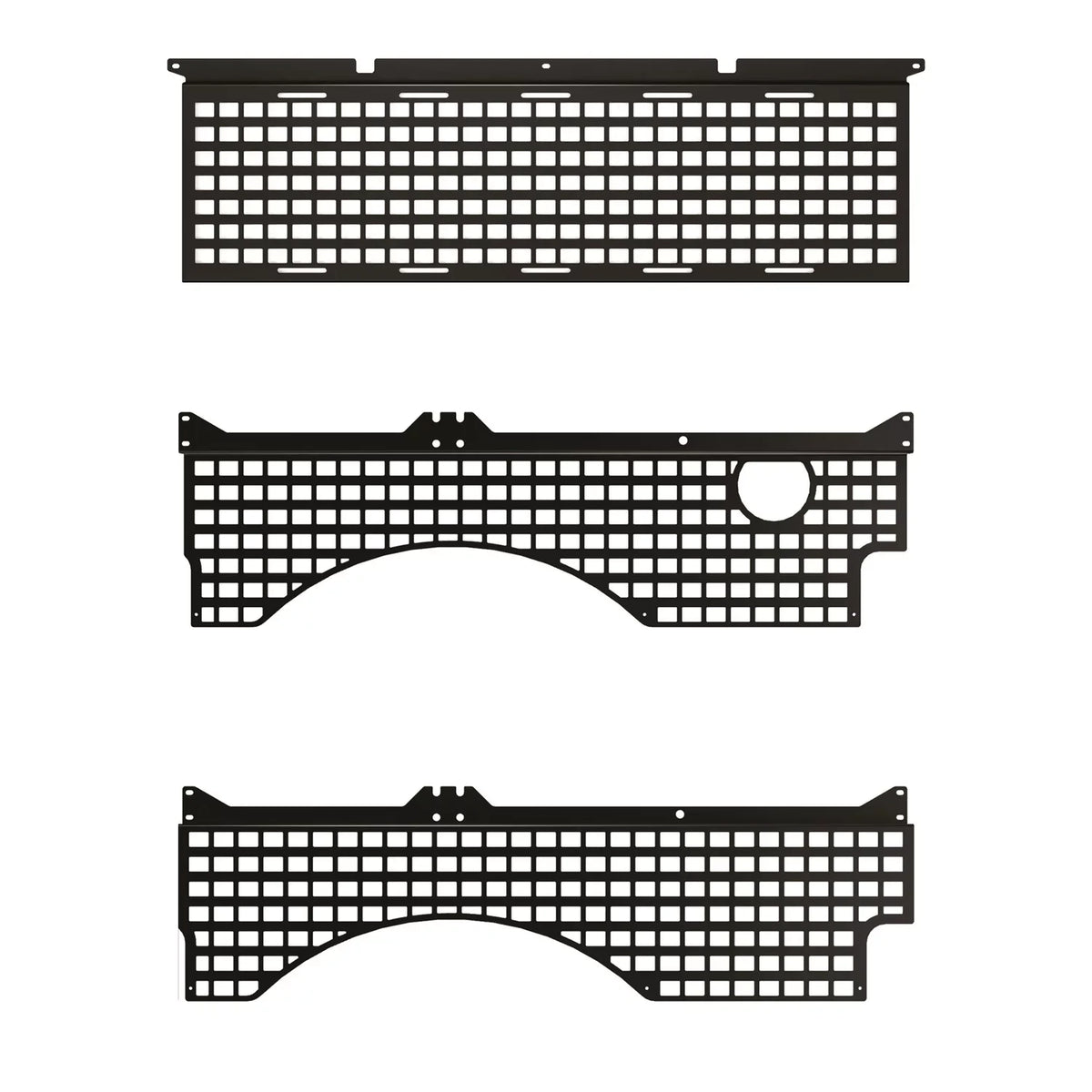 Putco 195412 Molle Panel Fits 16-21 Titan Titan XD Fits select: 2017 NISSAN TITAN S, 2016-2018 NISSAN TITAN XD
