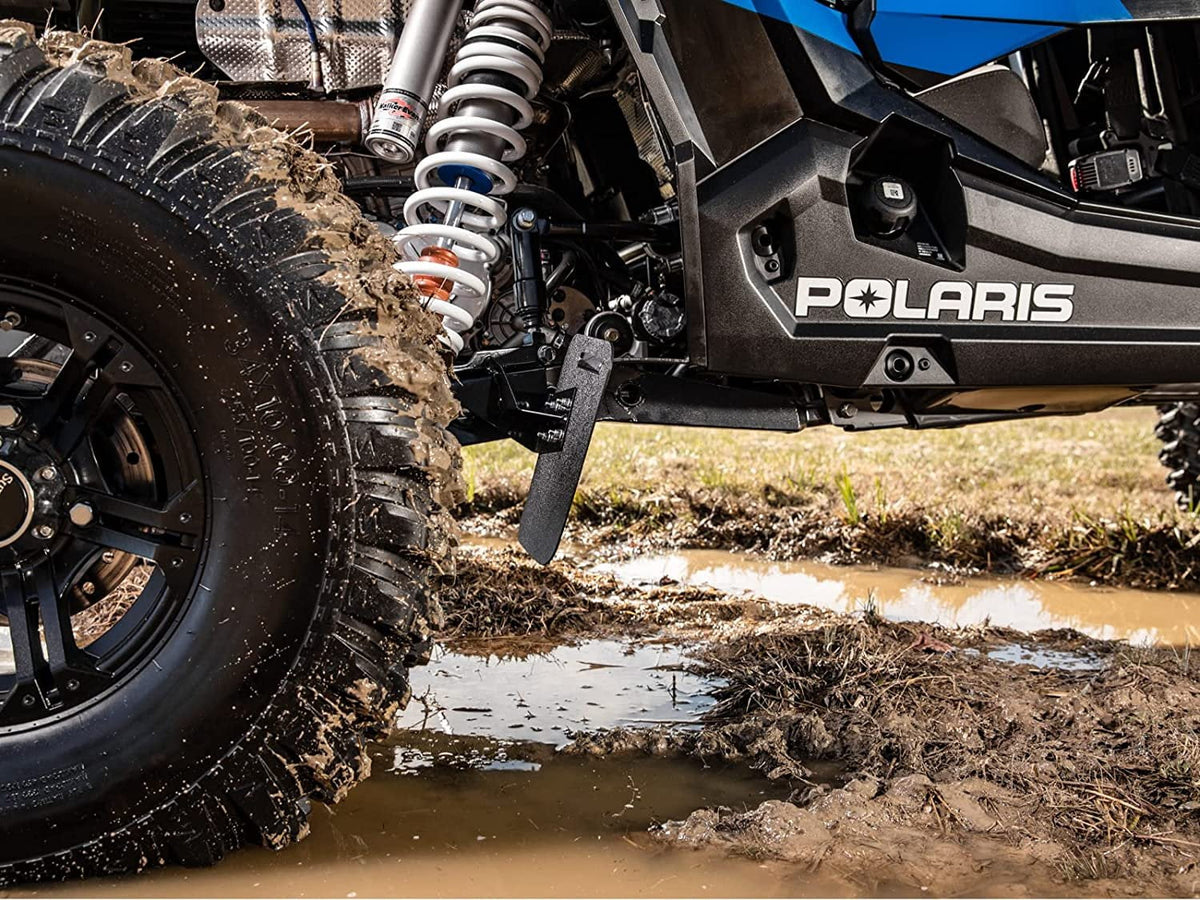 SuperATV Mud Flaps for 2018+ Polaris RZR XP Turbo S 2019+ RZR XP 4 Turbo S/XP Turbo S Velocity/XP 4 Turbo S Velocity 8 x 10 7/8 Mud Flaps Flexible and Mass USA Made!