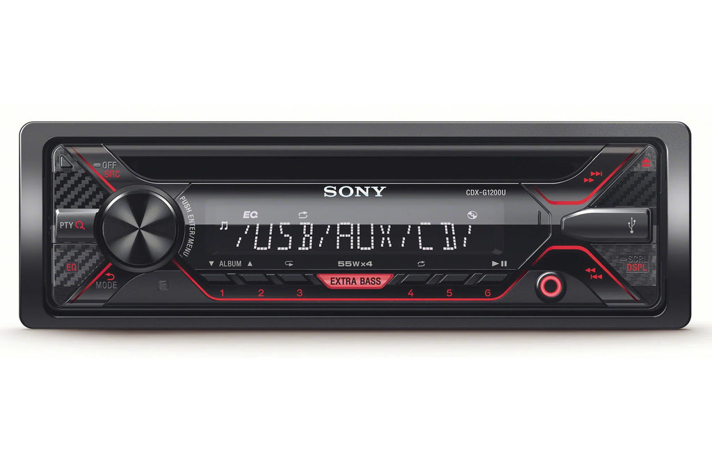 CDX-G1200U 55Wx4ch max CD Receiver with USB and Aux Inputs & Zonoz Z Tool Bundle