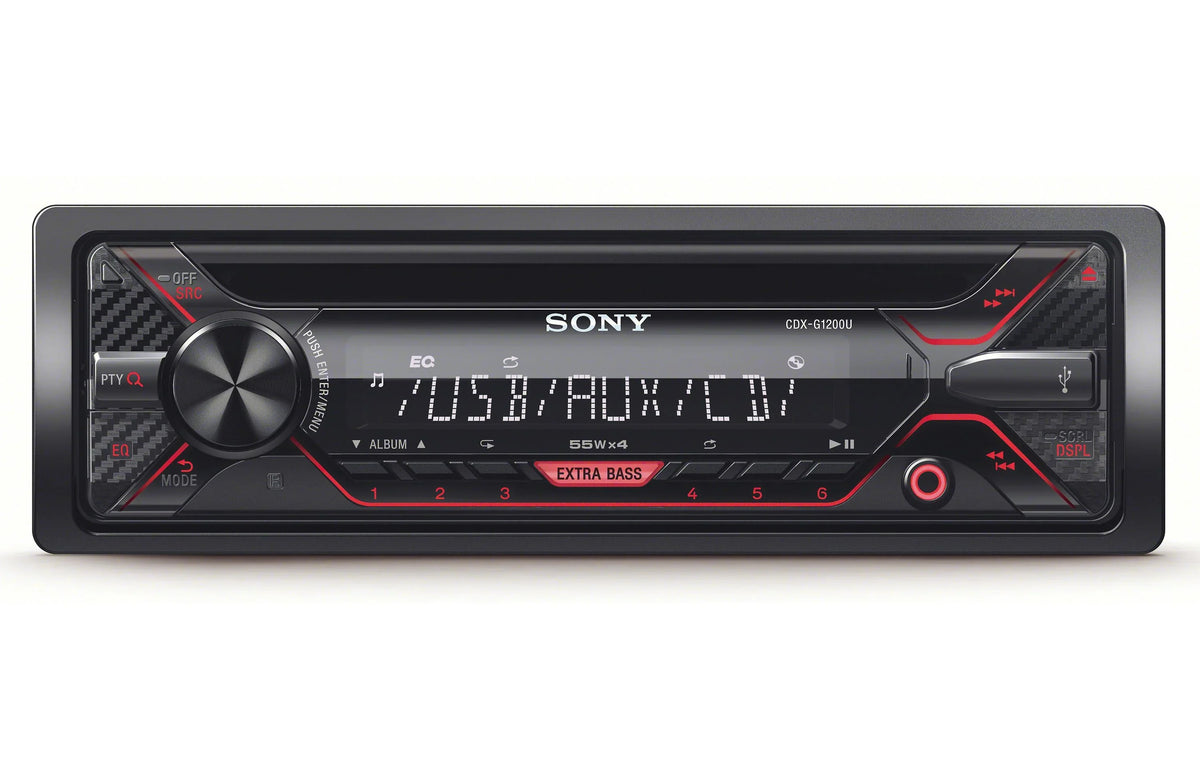 CDX-G1200U 55Wx4ch max CD Receiver with USB and Aux Inputs & Zonoz Z Tool Bundle