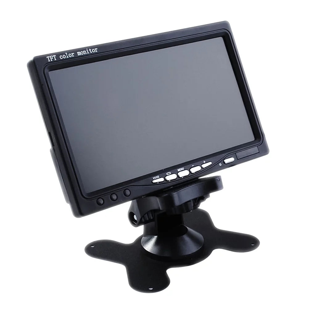 7" Tft Lcd Backlight Color Mirror Monitor For Car Reverse Rear View Backup Camera Car Dvd Serveillance Camera Ebony
