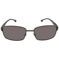 Carrera Men's 8037/S Rectangular Sunglasses, Jet Gray, 58mm, 18mm