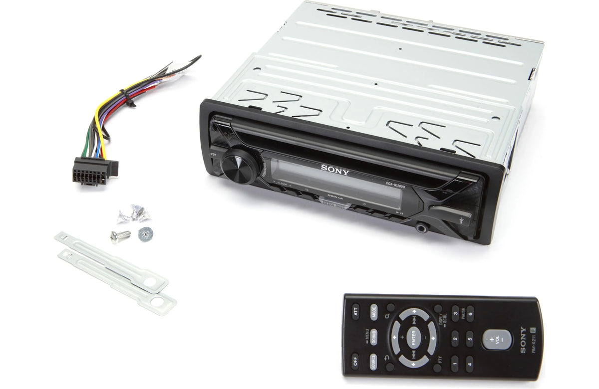 CDX-G1200U 55Wx4ch max CD Receiver with USB and Aux Inputs & Zonoz Z Tool Bundle