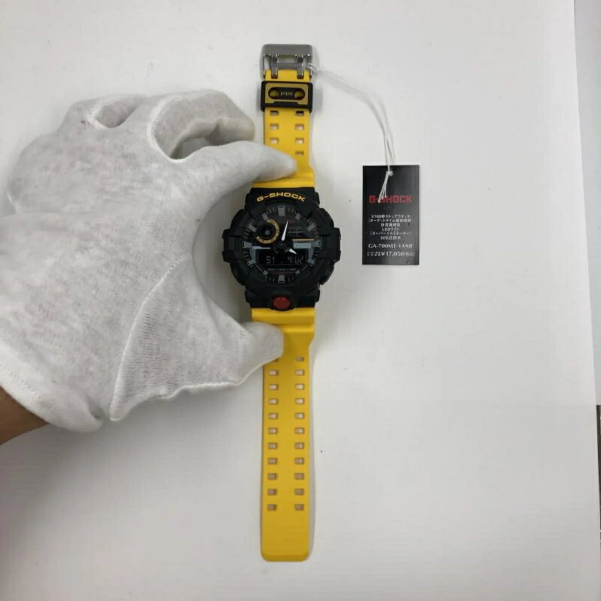 Pre-Owned CASIO G-SHOCK Watch GA-700MT-1A9JF Yellow Quartz G-Shock (Like New)