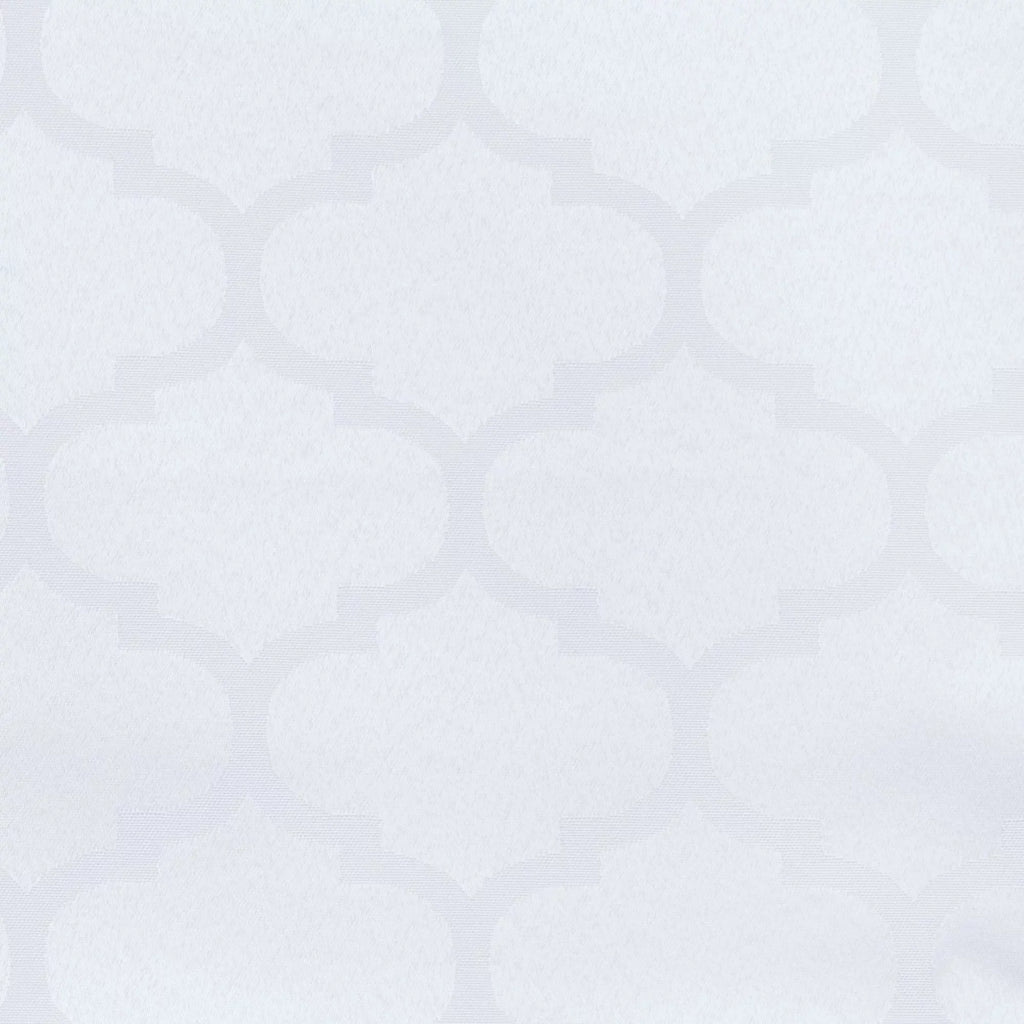 Exclusive Home Montague Trellis Total Dark Roman Shade, 31"x64", White