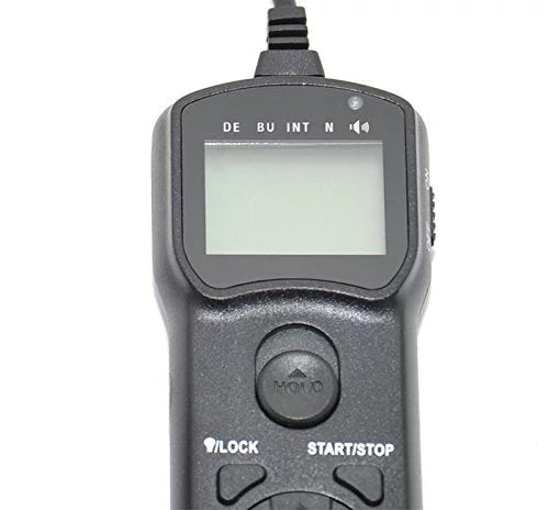 JJC TM-F2 Intervalometer LCD Timer Remote for A7 II III A7R II III IV A7S II III A7M2K A9 A9II RX1R II RX10 RX10 II III RX100II RX100III RX100M4 RX100M5 RX100M5A RX100M6 RX100M7 A3000 A3500 A5000
