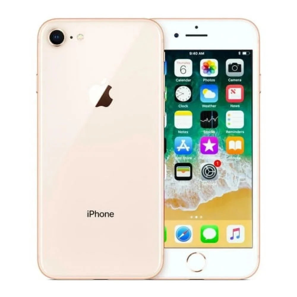 Restored iPhone 8 256GB Factory GSM Unlocked T-Mobile AT&T Smartphone - Gold (Refurbished)