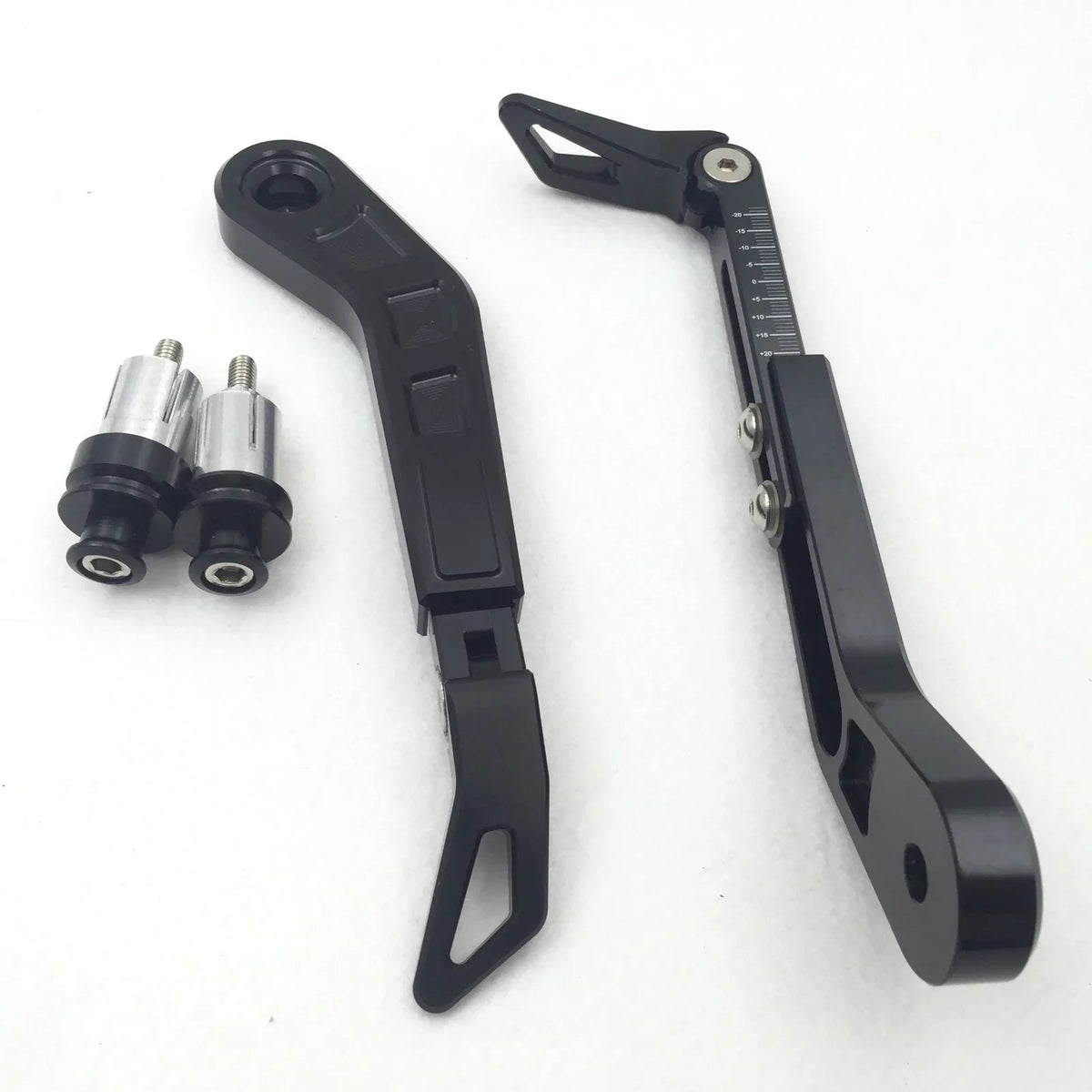 HTT-MOTOR Motorcycle Adjustable Length Angle Ebony CNC 7/8" (22mm) Protector Proguard Pro Brake Clutch Levers Protect Guard For Suzuki GSX GSXR Hayabusa RM DR Kawasaki Ninja ZX ZZR KTM SXR