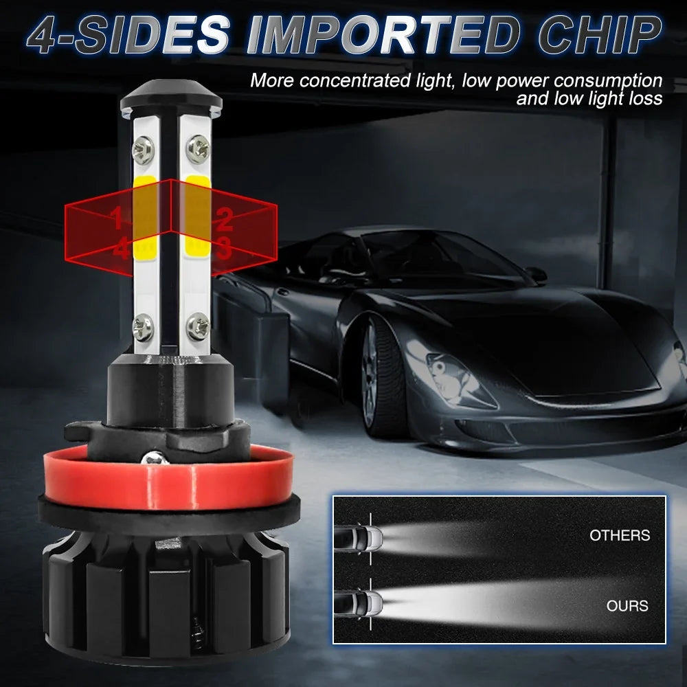 BMZONCC 9005 H11 LED Headlight H11 Fog Light Bulbs Combo for 4Runner 2010-2014 2015 2016 2017 2018 2019 2020