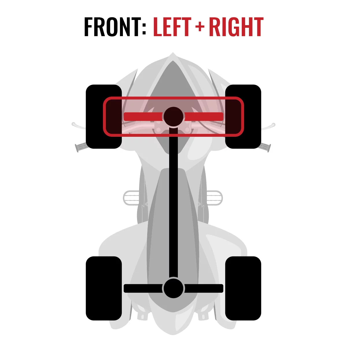2 pc Sixity XT Front Left Right Axle compatible with Can-Am Maverick 1000 2015 - XDS DPS 4X4