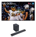 OLED55C3PUA 55 Inch OLED evo 4K UHD Smart TV with Dolby Atmos with a SC9 3.1.3ch Soundbar and Wireless Subwoofer with Dolby Atmos (2023)