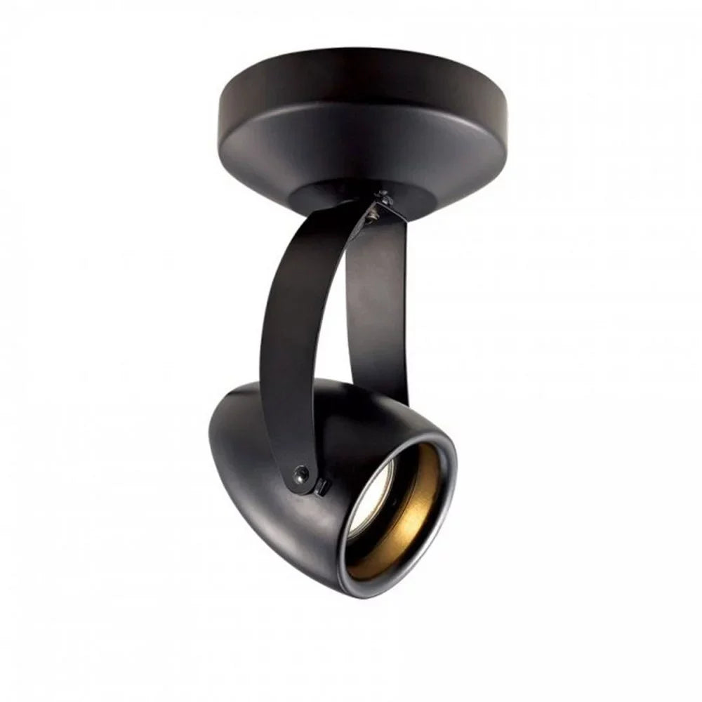 WAC Lighting Lucio 810 Impulse Mono Spot 3000K Soft in Jet - MO-LED810S-830-BK