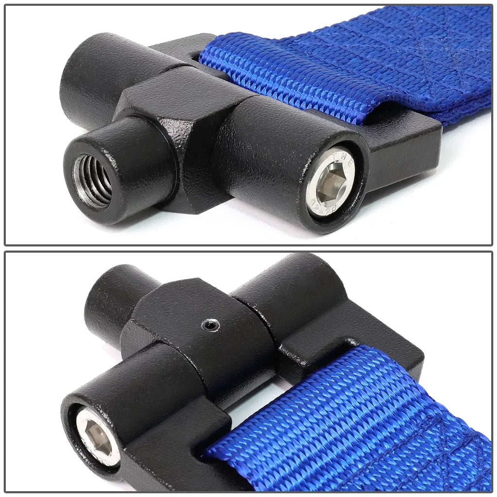 NRG Innovations NRG-TOW-E30BL NRG Innovations TOW-E30BL For 1984 to 1992 E30 318i 318is 325e 325i 325is 325ix 635csi M6 Racing Tow Hook Strap Belt 85 86 87 88 89 90 91 92 93