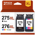 275XL Ink Cartridges for Ink 275 and 276 use with Pixma TS3522 TS3520 TS3500 TR4722 TR4720 TR4700 Ebony Tri-Color)