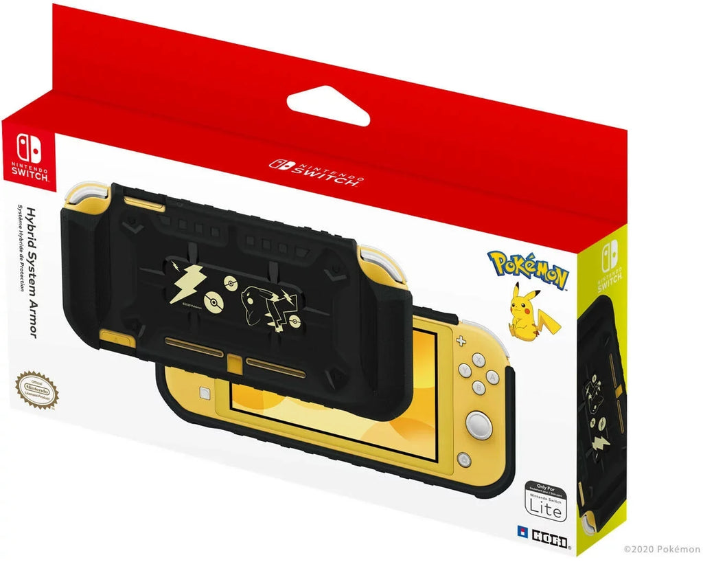 Hori - Hybrid System Armor for Nintendo Switch Lite - Jet and Gold