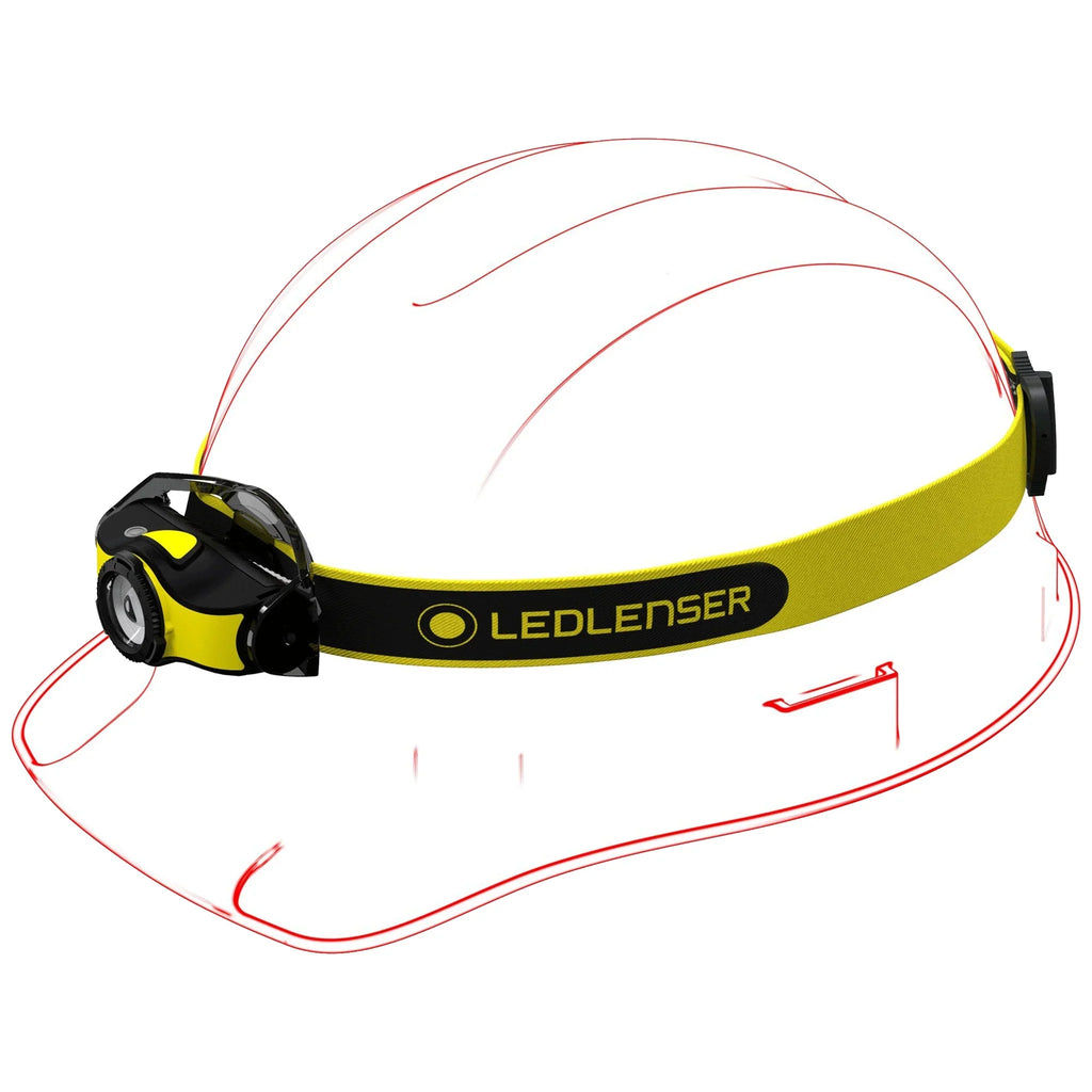 LEDLENSER IH5R High Power LED Headlamp, 400 Lumens, Mass Rechargeable or AA Alkaline Batteries