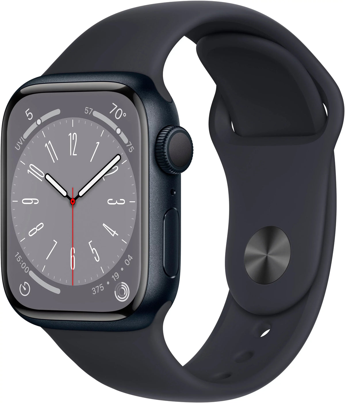 Restored Watch Gen 8 Series 8 41mm Midnight Aluminum - Midnight Sport Band MNPC3LL/A (Refurbished)