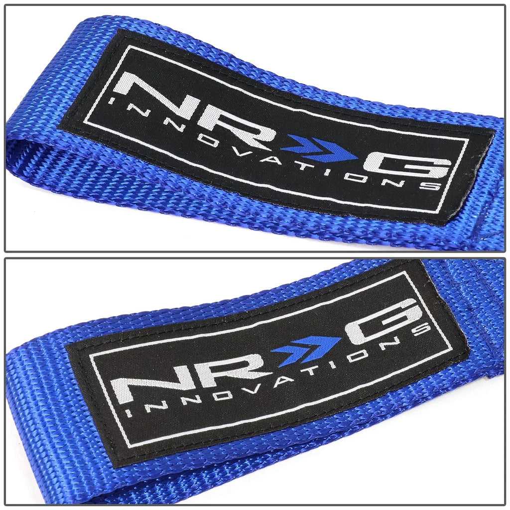 NRG Innovations NRG-TOW-E30BL NRG Innovations TOW-E30BL For 1984 to 1992 E30 318i 318is 325e 325i 325is 325ix 635csi M6 Racing Tow Hook Strap Belt 85 86 87 88 89 90 91 92 93
