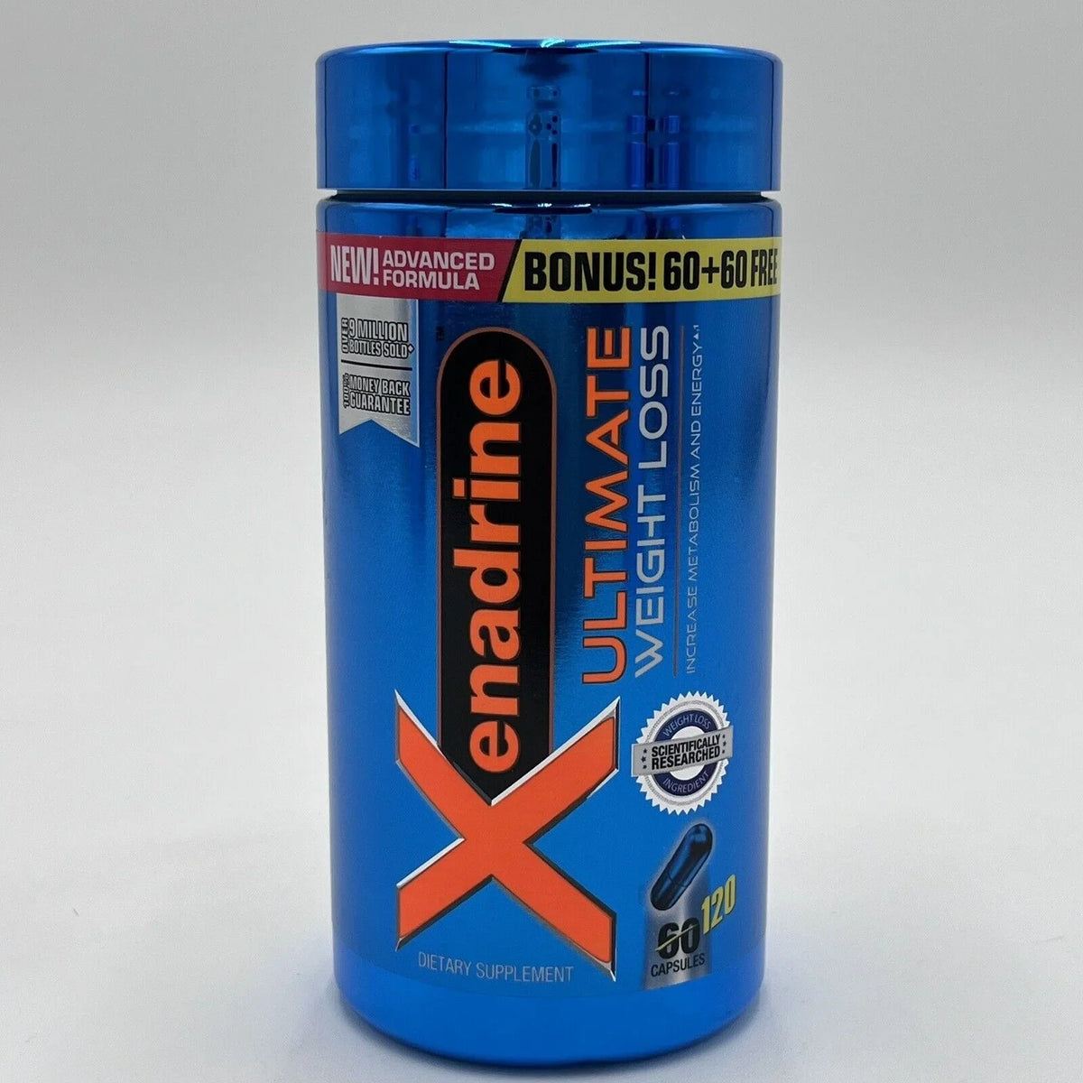 Xenadrine Mass Loss Dietary Supplement 120 Capsules