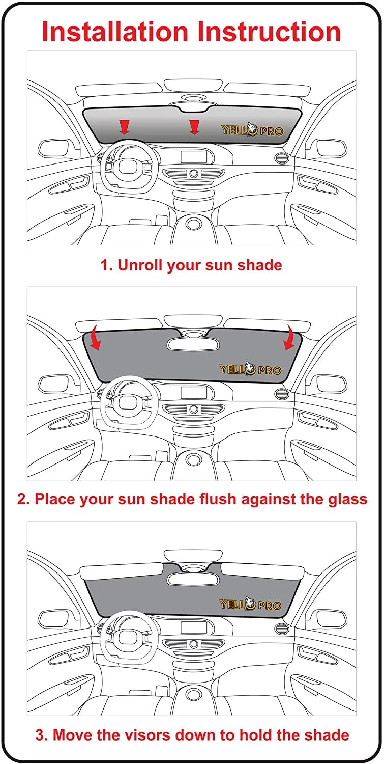 Front Windshield Sunshade for 2019-2024 X4 SUV