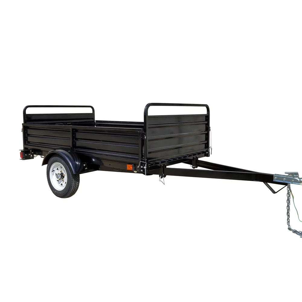 5 ft. x 7 ft. Multi Purpose Utility Trailer Jet Powder-Coated)