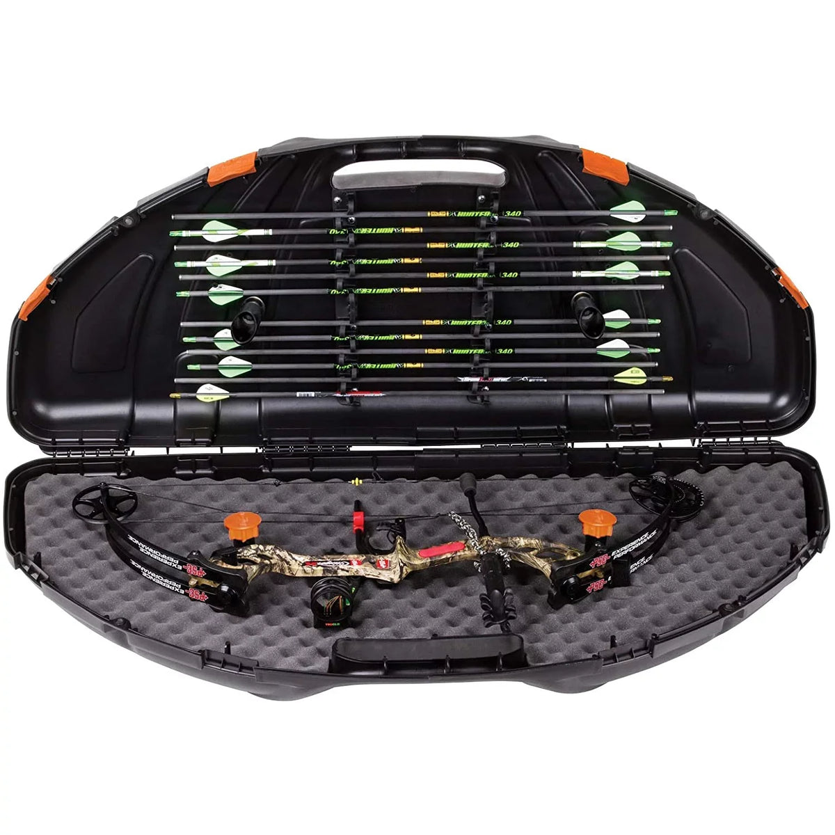 Flambeau Outdoors, Safe Shot Compound Bow Case, Ebony Plastic, 47.5 inches