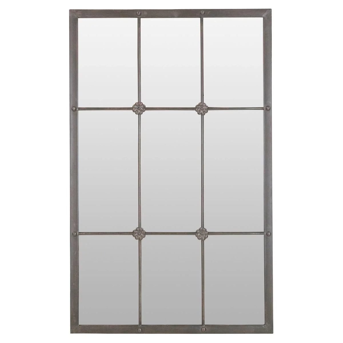 Aspire Home Accents Kinslee Window Pane Wall Mirror - 23.5W x 38H in.